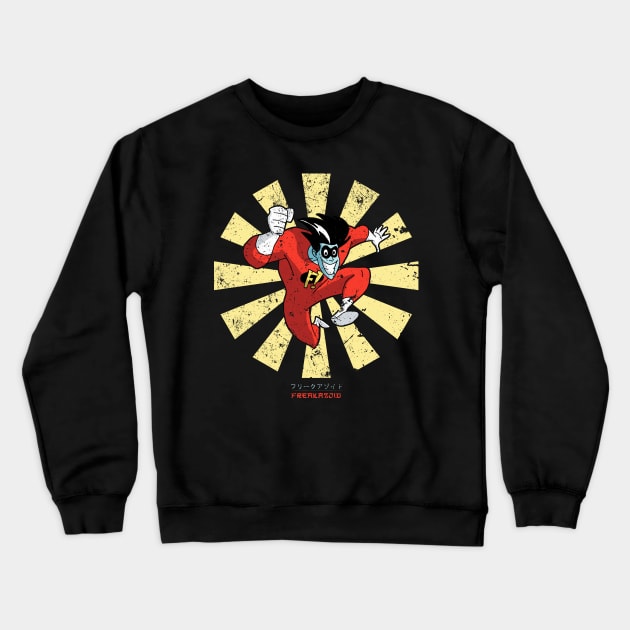 Freakazoid Retro Japanese Crewneck Sweatshirt by Nova5